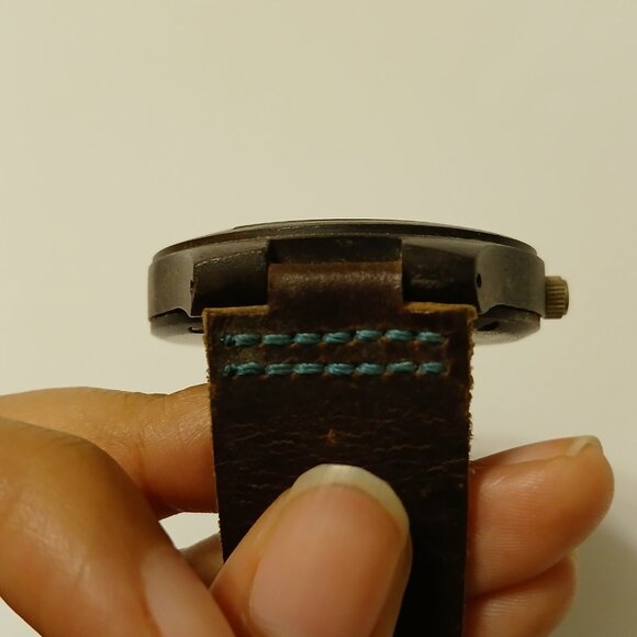 Treehut Classic Ebony Walnut Burl 40mm Brown Casual Boho Analog Watch - Picture 10 of 16